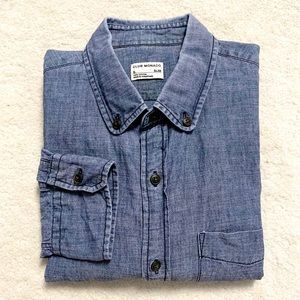 Club Monaco Blue Button Down Shirt